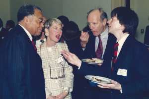 ames Earl Jones, Ward Chamberlin and Ken Burns